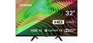 Телевизор LED Digma 32" DM-LED32SBB34 Салют ТВ Frameless Metal черный / черный HD 60Hz DVB-T DVB-T2 DVB-C DVB-S DVB-S2 USB WiFi Smart TV