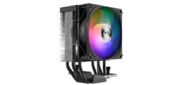 PCCooler R400 ARGB BK S115X / 1200 / 1700 / AM4 / AM5  (TDP 180W,  90mm ARGB Fan,  4 тепловые трубки 6мм,  650-2200RPM,  28, 3dBa)