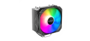 PCCooler Paladin 400 ARGB S115X / 1200 / 1700 / AM4  (20 шт / кор,  TDP 200W,  130mm PWM ARGB FAN,  4 тепловые трубки 6мм,  800-1600RPM,  18-28, 6dBa)