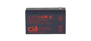 Battery CSB series GP,  HR1224W F2 F1,  voltage 12V,  capacity 24 W / C at 15 min. discharge to U fin. - 1.67 V / Cel at 25°C,   (discharge 20 hours),  max. discharge current  (5 sec.) 130A,  short circuit current 260A,  max. charge current 2.4A,  lead-acid type AGM,  terminals F1 / F2,  LxWxH 150.9x51x98.6mm.,  weight 1.95kg.,  service life 5 years.