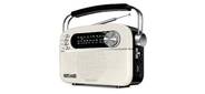 SVEN АС SRP-505, белый (3 Вт, Bluetooth, FM / AM / SW, USB, microSD, AUX, встроенный аккумулятор)