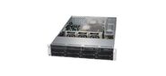 Корпус SuperMicro CSE-825TQC-R802LPB 2U SC825TQC 8 x 3.5" hot-swap SAS3 / SATA LP Chassis w / Red. 800W PWS