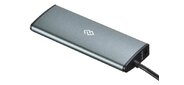 Разветвитель USB-C Digma HUB-4U3.0-UC-G 4порт. серый