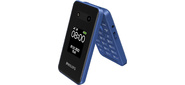 Philips E2602 Xenium синий раскладной 2Sim 2.8" 240x320 Nucleus 0.3Mpix GSM900 / 1800 FM microSD max32Gb