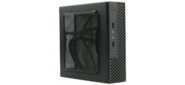 Slim Case Powerman ME100S-BK front fan 4cm,  120W adapter,  Mini ITX,  VESA
