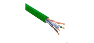 Кабель NEOMAX [NM716021] U / UTP cat.6 4x2x0.57,  23 AWG,  Медь,  внутренний,  PVCLS нг (А)-LSLTx,  305м,  зеленый;  Fluke Tested