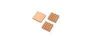 Радиатор ACD RA257 Набор радиаторов медных ACD Ultra Strong Pure Copper Heatsink Set (1шт RA256+2шт RA026) (2 шт 14x12x5.5мм и 1шт 15x15x1мм) for Raspberry 3B+ / 4B (RASP2305) комплект из 3 шт