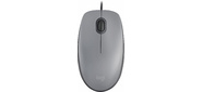 Мышь Logitech M110 серый / темно-серый оптическая  (1000dpi) silent USB  (2but)