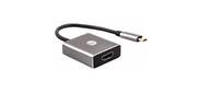 Aдаптер USB 3.1 Type-Cm -->HDMI A (f) 4K@60Hz,  Aluminum Shell,  VCOM<CU423T>