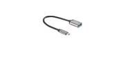 Telecom TC409M Кабель-адаптер Type-Cm --> USB 3.0 Af , OTG, 1, 5A , 5, 0Gbps , Alum grey 0, 2m