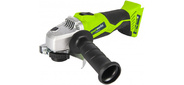 Greenworks GD24AGK4 Угловая шлифовальная машина,  аккумуляторная,  24V,   бесщеточная,  c 1хАКБ 4 Ач и ЗУ в сумке [3200207UB]