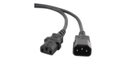 Cablexpert Кабель питания сист.блок-монитор 3м, C13-C14, 3х1кв.мм., черный, с зазем. (PC-189-1-3M)