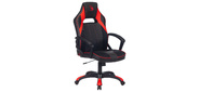 Кресло игровое A4Tech Bloody GC-140 черный / красный эко.кожа / ткань крестовина
