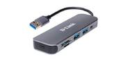 D-Link DUB-1325 / A2A Концентратор с 2 портами USB 3.0, 1 портом USB Type-C, слотами для карт SD и microSD и разъемом USB 3.0