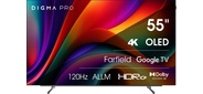 Телевизор Digma Pro 55" 55M черный / серебристый OLED 4K Ultra HD 120Hz Google TV