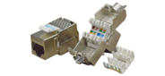 Модуль Keystone RJ45,  Cat.5E,  STP,  180 градусов