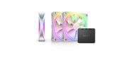 Комплект кулеров для корпуса ПК / NZXT F120 RGB Duo 120mm PWM White Triple Pack Fan