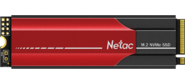 Netac SSD N950E Pro PCIe 3 x4 M.2 2280 NVMe 3D NAND 500GB,  R / W up to 3500 / 2200MB / s,  512MB DRAM buffer,  with heat sink,  5y wty