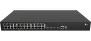 Коммутатор Fplus FCS-2328TX,  24 порта 10 / 100 / 1000BASE-T RJ45,  4 порта 10GE SFP+,  2 блока питания AC 220В 150Вт,  высота 1RU