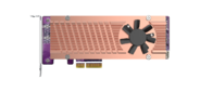 QNAP QM2-2P-244A Dual M.2 22110 / 2280 SATA SSD expansion card (PCIe Gen2 x2), Low-profile bracket pre-loaded, Low-profile flat and Full-height are bundled (shorter version to support TVS-x82 / TS-x77 PCIe slot 2 & slot 3)
