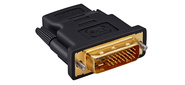 Переходник HDMI-19M (F) / DVI-D (M) с позол. конт.