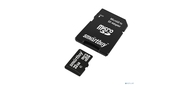 Micro SDHC карта памяти Smartbuy 32GB Class 10  (с адаптером SD)  (SB32GBSDCL10-01LE)
