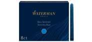 Картридж Waterman Standart (CWS0110860) синие чернила для ручек перьевых (8шт)