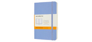 Блокнот Moleskine CLASSIC SOFT QP611B42 Pocket 90x140мм 192стр. линейка мягкая обложка голубая гортензия