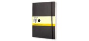 Блокнот Moleskine CLASSIC SOFT QP622 190х250мм 192стр. клетка мягкая обложка фиксирующая резинка черный