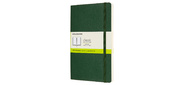 Блокнот Moleskine CLASSIC SOFT QP618K15 Large 130х210мм 192стр. нелинованный мягкая обложка зеленый