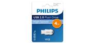 Флеш накопитель 4GB PHILIPS WEE 2.0 4GB,  USB 2.0