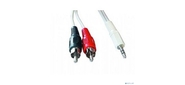 Кабель Кабель аудио Gembird,  джек3.5  /  2xRCA,  1.5м CCA-458-1.5M