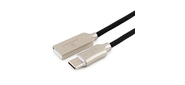 Cablexpert Кабель USB 2.0 CC-P-USBC02Bk-0.5M AM / Type-C,  серия Platinum,  длина 0.5м,  черный,  блистер
