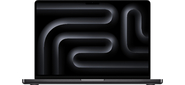 Ноутбук Apple MacBook Pro A3401 M4 Pro 12 core 24Gb SSD512Gb / 16 core GPU 14.2" Liquid Retina XDR (3024x1964) Mac OS black WiFi BT Cam (MX2H3HN / A)