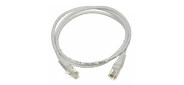 Патч-корд TWT  (TWT-45-45-2.0-GY) UTP кат.5e. с заливными колпачками. 2.0 м. серый