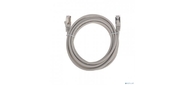 Патч-корд F / UTP, CAT 5e, RJ45-RJ45, 26AWG, ZH нг (А)-HF, серый, 3м REXANT