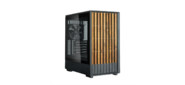 ZALMAN P10 NAMU,  MATX,  BLACK,  WINDOW,  FRONT COVER WALNUT,  2x3.5",  3x2.5",  1xUSB TYPE-C,  1xUSB3.0,  FRONT 2x120mm,  REAR 1x120mm ARGB