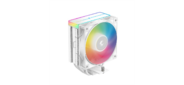 Кулер для процессора DEEPCOOL AG400 WH ARGB V2 LGA1851 / 1700 / 1200 / 115X / AM5 / AM4 (18шт / кор, TDP 220W, PWM, ARGB Fan 120mm, 4 тепл. трубки, белый) RET