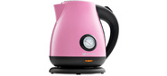 Чайник электрический Kitfort КТ-642-1 1.7л. 2200Вт розовый / черный  (корпус: нержавеющая сталь)