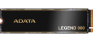 Твердотельный накопитель / ADATA SSD LEGEND 900, 2048GB, M.2 (22x80mm), NVMe 1.4, PCIe 4.0 x4, 3D NAND, R / W 7000 / 5400MB / s, IOPs н.д. / н.д., TBW 260, DWPD 0.06, with Heat Sink (5 лет)