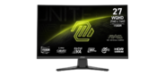 Монитор MSI 27" Mag MAG 275CQF E18 черный VA LED 16:9 HDMI полуматовая 1000:1 250cd 178гр / 178гр 2560x1440 180Hz DP Quad 2K (1440p) 6.05кг
