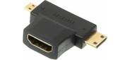 Переходник HDMI microHDMI (m) / HDMI (f)