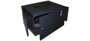 Шкаф настенный Next,  18U 550x450,  металлическая дверь,  черный
