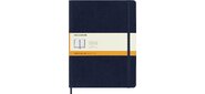 Блокнот Moleskine CLASSIC SOFT QP621B20 190х250мм 192стр. линейка мягкая обложка фиксирующая резинка синий сапфир