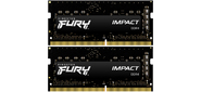 Kingston DRAM 16GB 3200MHz DDR4 CL20 SODIMM (Kit of 2) FURY Impact EAN: 740617318425
