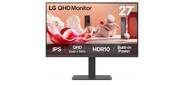 Монитор LG 27" 27BA45QB-B черный IPS LED 5ms 16:9 HDMI M / M матовая HAS Piv 1000:1 350cd 178гр / 178гр 2560x1440 100Hz DP 2K 7кг