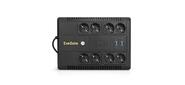 Exegate EX293855RUS ИБП ExeGate NEO NNB-1000.LED.AVR.8SH.CH <1000VA / 650W, LED, AVR, 8*Schuko, 4*USB-порта для зарядки, Black>