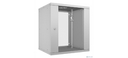 Cabeus WSC-05D-12U55 / 45 Шкаф телекоммуникационный настенный 19" 12U, серия LIGHT разборный, дверь стекло, цвет серый