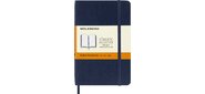 Блокнот Moleskine CLASSIC SOFT QP611B20 90x140мм 192стр. линейка мягкая обложка фиксирующая резинка синий сапфир