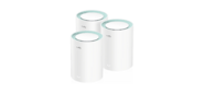AC1200 Wi-Fi Gigabit Mesh Solution 3-Pack, Chipset MT7621DA+MT7613B+MT7603, Dual-Band, 867Mbps at 5GHz + 300Mbps at 2.4GHz, 802.11ac / a / b / g / n, 2 Gigabit Ethernet Ports, 4 internal antennas, MU-MIMO, DDNS, Zerotier / Wireguard / OpenVPN / IPSec / L2TP / PPTP VPN, DNS over Cloudflare / Google / Quad9, IPv6, Seamless Roaming, TR069 / TR098 / TR111 / TR181, Cudy Mesh, Cudy APP